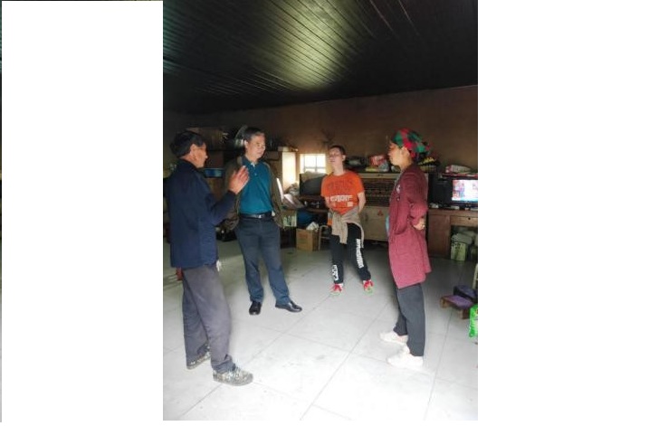 一点一滴 看花古村大变化 ——集团公司党委书记何方馗一行督导花古村脱贫工作